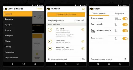 Лична сметка Beeline - на входа, регистрация, разполага видео