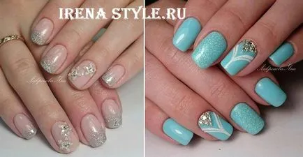 Маникюр Glitter 2017 снимки нокти дизайнерски идеи новини