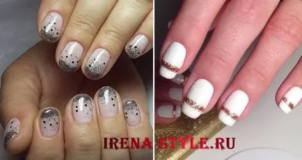 Маникюр Glitter 2017 снимки нокти дизайнерски идеи новини