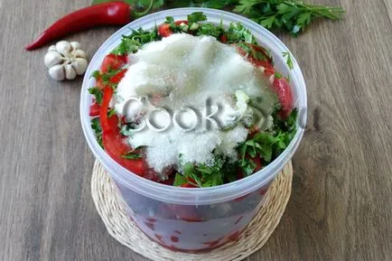 Мариновани домати бързо хранене с чесън - стъпка по стъпка рецепта със снимки закуски (бързо) Мариновани домати бързо хранене с чесън - стъпка по стъпка рецепта със снимки закуски