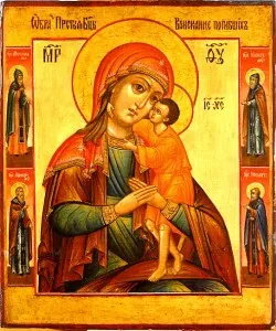 Молитва на бащата или майката на децата, на храма Параскева