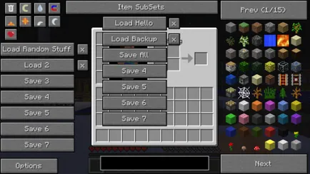 Няма достатъчно елементи, за да Minecraft 1 (Button) Няма достатъчно елементи, за да Minecraft 1