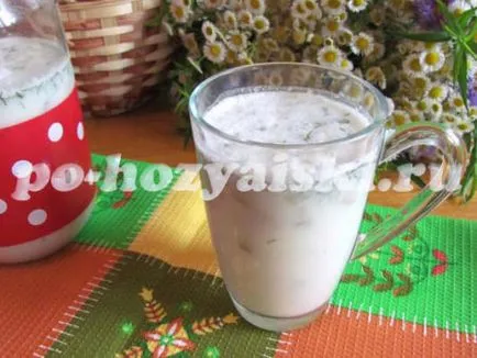 Ajran otthon recept egészséges ital (Ajran otthon) Ira otthon, gyógyító ital recept