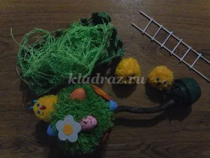 Великден дърво с ръце