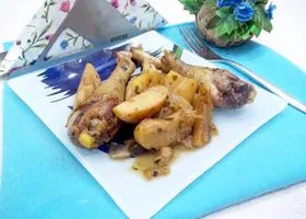 Рецепта пиле със зеленчуци в гърне