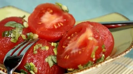 Рецепта бързо мариноване домати (домати) Рецепта за бързо мариноване домати