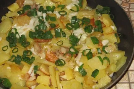 Рецепта пържени картофи Кубан стъпка по стъпка със снимки