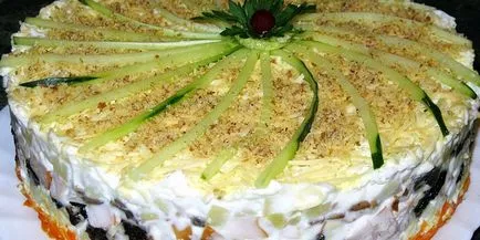 Салата с пушено пилешко бяло месо, вкусни рецепти със снимки