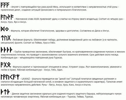 Руна постави и формула - тестван и силно
