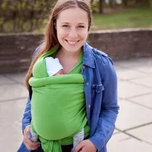 Шал прашка (78 снимки) как да се върже за новородени, ликвидация плетен шал-slign,