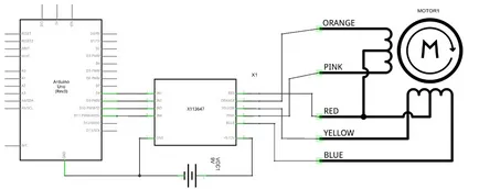 Стъпков мотор и Arduino - връзката между тях