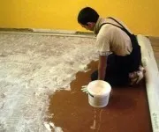 Шпакловка Дървен под избере материал и прилагат