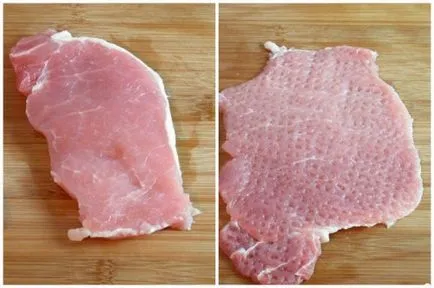 най-добрите рецепти шницел svininy-, снимки и видео