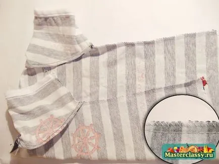 Шевни деца потник със сърце