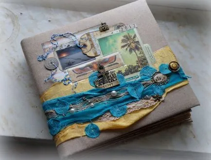 Scrapbooking бележника правило и стъпка майсторски клас