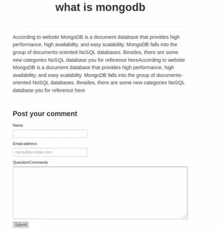 Създаване на прост блог на MongoDB и PHP, PHP
