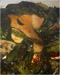 Edények vad fokhagyma - recepteket a vad fokhagyma (bors előállítás) Ételek a medvehagyma - fokhagyma recept