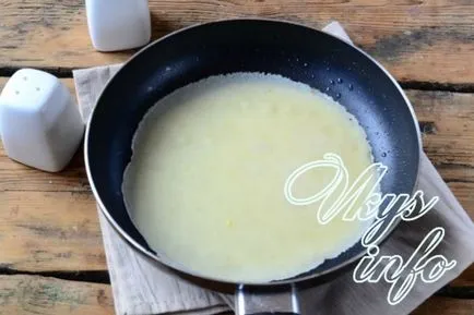 Palacsinta csirke recept egy fotó