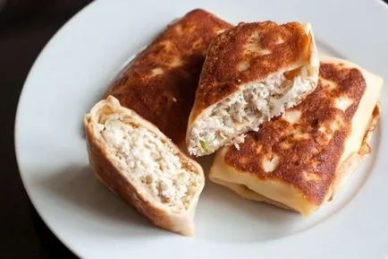 Palacsinta csirke, a recept egy fotót