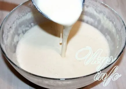 Palacsinta csirke recept egy fotó