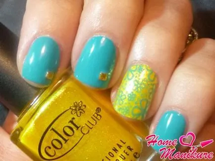 Turquoise körömlakk legjobb ötleteket köröm design és a fotó (manikűr) Türkiz legjobb manikűr köröm design ötletek és képek