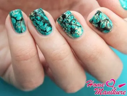 Turquoise körömlakk legjobb ötleteket köröm design és a fotó (türkiz) Türkiz legjobb manikűr köröm design ötletek és képek