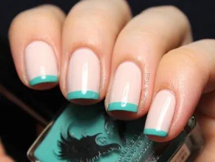 Turquoise körömlakk friss trend idén nyáron