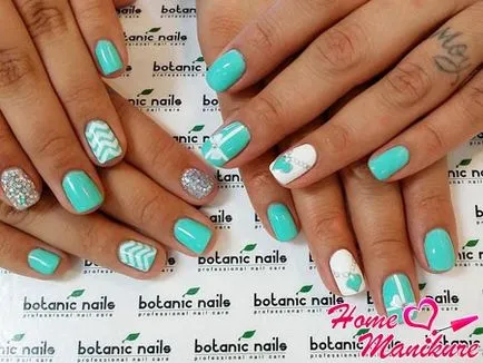 Turquoise körömlakk legjobb ötleteket köröm design és a fotó (türkiz) Türkiz legjobb manikűr köröm design ötletek és képek