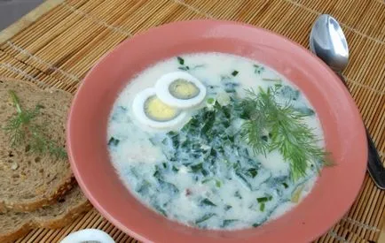 Коприва супа с яйце, киселец, месо и без месо - стъпка по стъпка рецепти със снимки