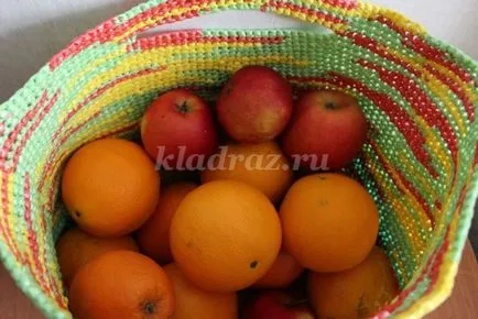 плетене на една кука чанта на торби за боклук (бормашина) плетене на една кука чанта на торби за боклук