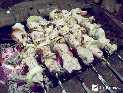 Свински тайни кебап майонеза готвене