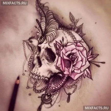 Rose татуировка значение и снимки