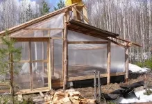 Greenhouse от бар с ръце подробна схема на това как да се изгради 50x50, барове, изработени от поликарбонат, видео