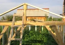 Greenhouse на дървен материал дървен материал да се изгради със собствените си ръце, а 50x50 и подробна схема на оранжерията,