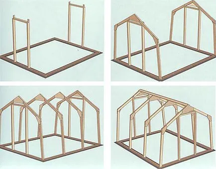 Greenhouse от бар с ръцете си