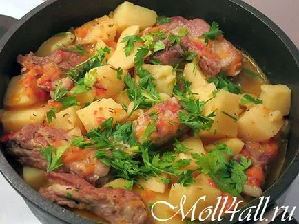 Печени картофи с месо - вкусни свински ребра с картофи рецепта със снимка (свински ребра с картофи рецепта със снимка) Печени картофи с месо - вкусни свински ребра с картофи рецепта със снимка