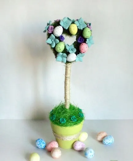 Topiary за Великден с ръцете си