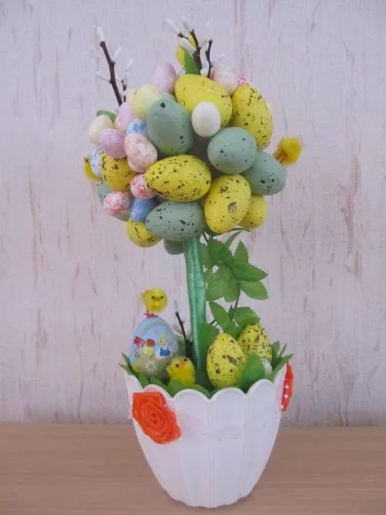 Topiary за Великден с ръцете си