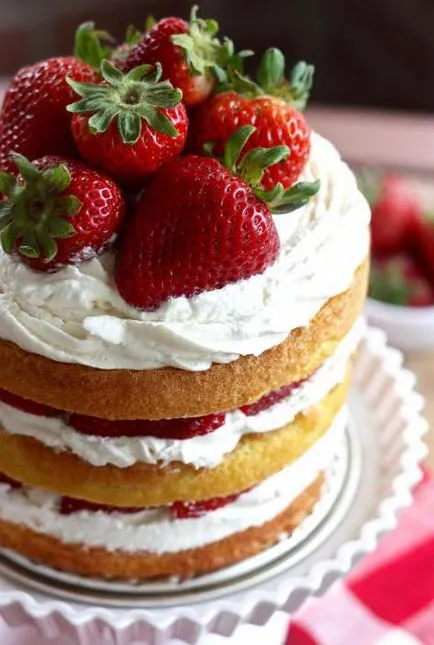 Cake Strawberry Kiss рецепта