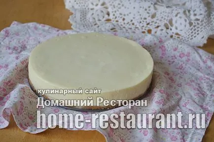 Изварата чийзкейк рецепта у дома със снимка