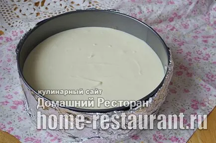 Изварата чийзкейк рецепта у дома със снимка