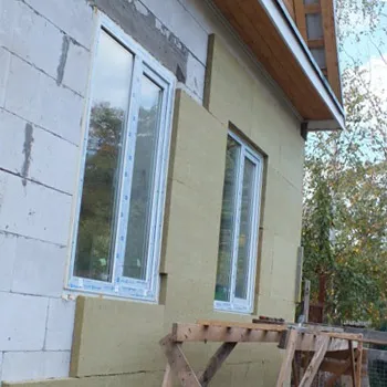 Подгряване на къща от газобетон отвън как да го направя