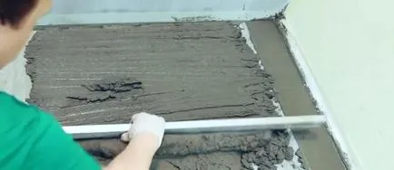 Изравнете етаж с ръцете си