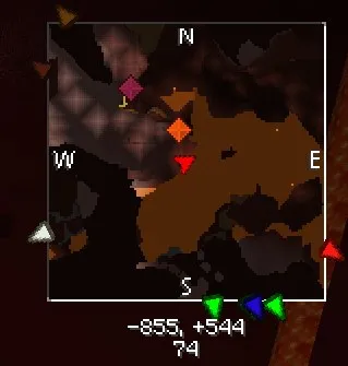 Voxelmap - миникартата