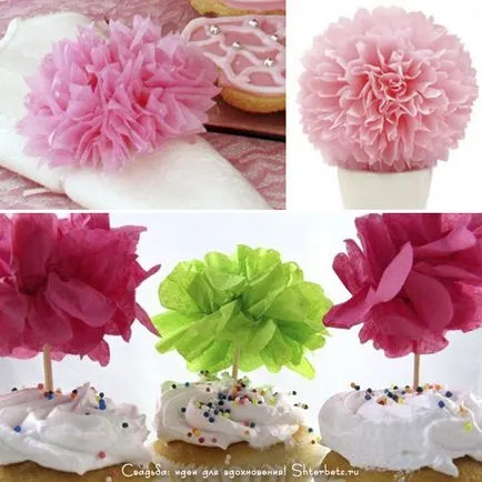 Papír pompoms kezét, hogyan lehet egy pom-pom esküvő, kreatív esküvői fotós! (Hogyan pompom) Papír pompoms kezét, hogyan lehet egy pom-pom esküvő, kreatív esküvői fotós!