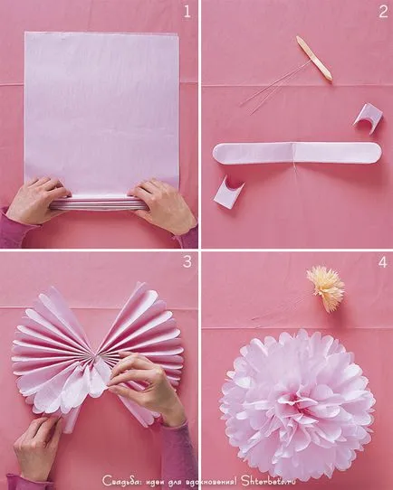 Papír pompoms kezét, hogyan lehet egy pom-pom esküvő, kreatív esküvői fotós! (Könyv) Papír pompoms kezét, hogyan lehet egy pom-pom esküvő, kreatív esküvői fotós!