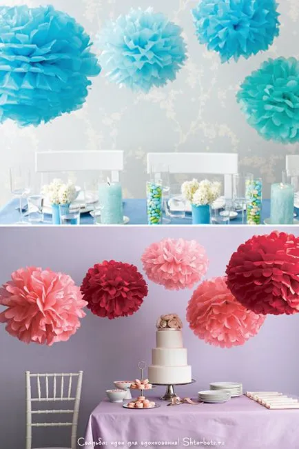 Papír pompoms kezét, hogyan lehet egy pom-pom esküvő, kreatív esküvői fotós! (Könyv) Papír pompoms kezét, hogyan lehet egy pom-pom esküvő, kreatív esküvői fotós!