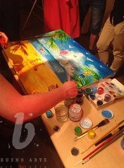 Арт майсторски клас в Москва №1, BUENO Arte