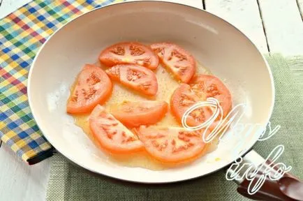 Бъркани яйца с домати рецепта със снимка
