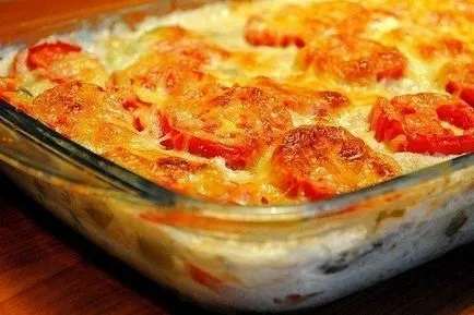 Готвене на тиквички във фурната в продължение на 4 гювечи рецепта от тиквички